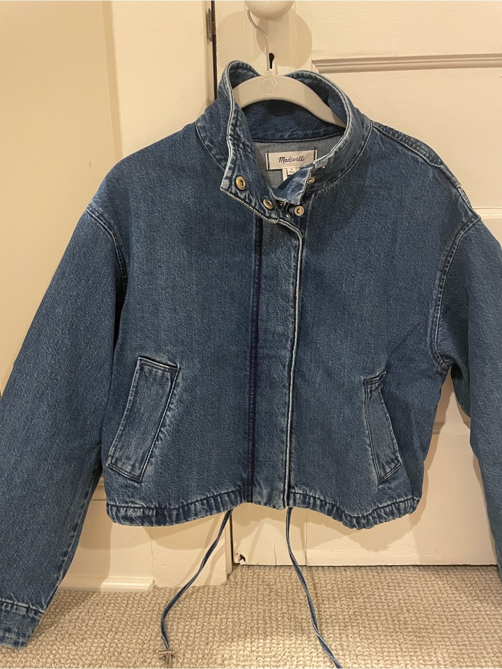 Madewell Crop Denim Field Jacket - Picture 2 of 6